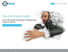 Tablet Screenshot of mdgi.com